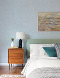 4197-27850 Ambroise Light Blue Abstract Floral Wallpaper