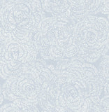 4197-27850 Ambroise Light Blue Abstract Floral Wallpaper
