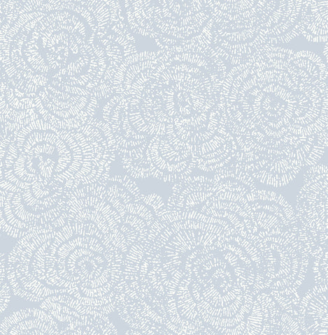 4197-27850 Ambroise Light Blue Abstract Floral Wallpaper