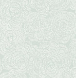 4197-27851 Ambroise Seafoam Abstract Floral Wallpaper