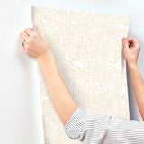  4197-27853 Ambroise Butter Abstract Floral Wallpaper