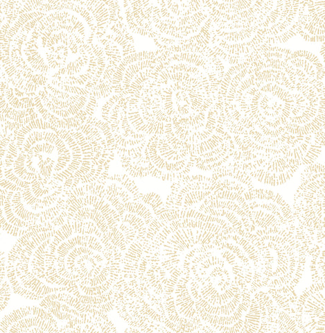  4197-27853 Ambroise Butter Abstract Floral Wallpaper
