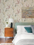 4197-27858 Kenia Multicolor Leaf Toss Wallpaper