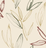 4197-27858 Kenia Multicolor Leaf Toss Wallpaper
