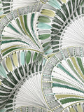 4197-27862 Myla Green Fanning Reeds Wallpaper