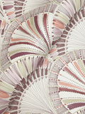  4197-27863 Myla Raspberry Fanning Reeds Wallpaper