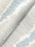  4197-27865 Wiggle Sky Blue Ikat Stripe Wallpaper