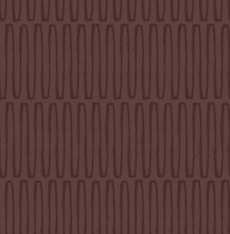 4197-27870 Lars Merlot Retro Wave Wallpaper