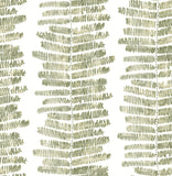  4197-27877 Lumis Green Fern Stripe Wallpaper