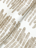  4197-27878 Lumis Taupe Fern Stripe Wallpaper