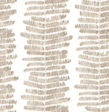  4197-27878 Lumis Taupe Fern Stripe Wallpaper