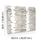  4197-27879 Lumis Grey Fern Stripe Wallpaper