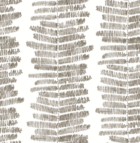  4197-27879 Lumis Grey Fern Stripe Wallpaper