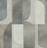 4197-27883 Otto Slate Abstract Geometric Wallpaper