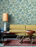 4197-27885 Manette Green Birds in the Bush Wallpaper