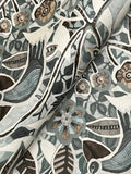  4197-27886 Manette Slate Birds in the Bush Wallpaper