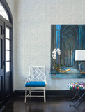 4197-83750 Layton Light Blue Climbing Vines Wallpaper