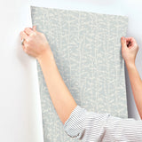 4197-83750 Layton Light Blue Climbing Vines Wallpaper