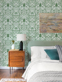 4197-83755 Anoki Green Scenic Woodlands Wallpaper