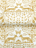 4197-83756 Anoki Yellow Scenic Woodlands Wallpaper