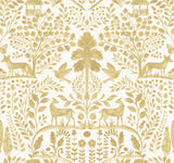 4197-83756 Anoki Yellow Scenic Woodlands Wallpaper