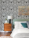 4197-83758 Anoki Black Scenic Woodlands Wallpaper