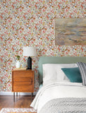  4197-83760 Wonder Orange Woodland Animals Wallpaper