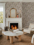 4197-83761 Wonder Plum Woodland Animals Wallpaper