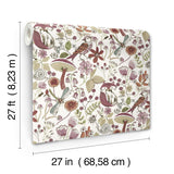 4197-83761 Wonder Plum Woodland Animals Wallpaper