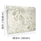  4201-20102 Ängslycka Green Forest Botanicals Wallpaper