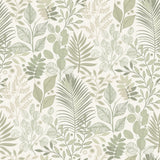  4201-20102 Ängslycka Green Forest Botanicals Wallpaper