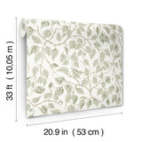 4201-20107 Hängbjörk Sage Vine Wallpaper