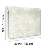 4201-20110 Paradis Dove Bouquet Toss Wallpaper