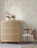 4201-20111 Paradis Blush Bouquet Toss Wallpaper