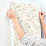 4201-20111 Paradis Blush Bouquet Toss Wallpaper