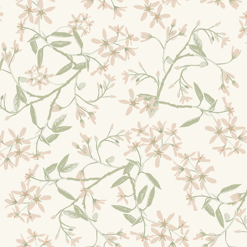 4201-20111 Paradis Blush Bouquet Toss Wallpaper