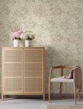 4201-20112 Paradis Beige Bouquet Toss Wallpaper