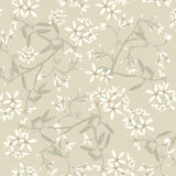 4201-20112 Paradis Beige Bouquet Toss Wallpaper