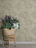 4201-20113 Paradis Grey Bouquet Toss Wallpaper