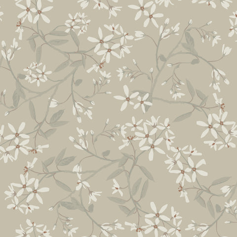 4201-20113 Paradis Grey Bouquet Toss Wallpaper