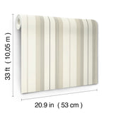4201-20118 Herrgård Neutral Stripe Wallpaper