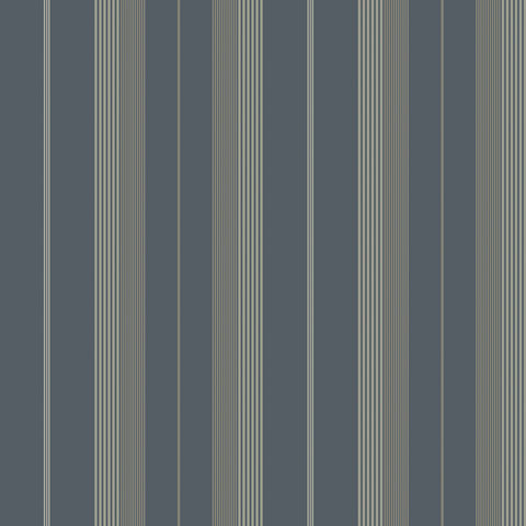 4201-20120 Herrgård Navy Stripe Wallpaper