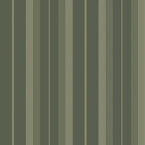 4201-20121 Herrgård Evergreen Stripe Wallpaper