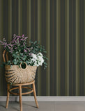 4201-20122 Herrgård Black Stripe Wallpaper