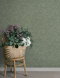 4201-20129 Kristina Evergreen Botanical Wallpaper