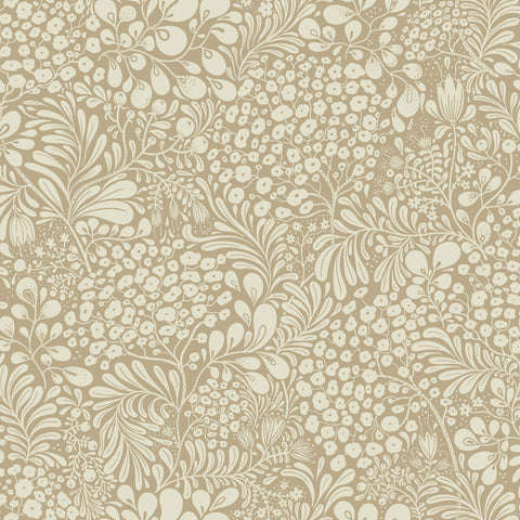  4201-48002 Siv Chestnut Botanical Wallpaper