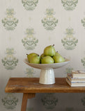 4201-48005 Gullvie White Pansies Wallpaper