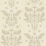 4201-48009 Rosa Cream Floral Columns Wallpaper