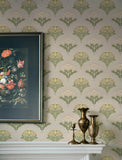 4201-48014 Maj Light Grey Floral Damask Wallpaper