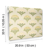 4201-48014 Maj Light Grey Floral Damask Wallpaper